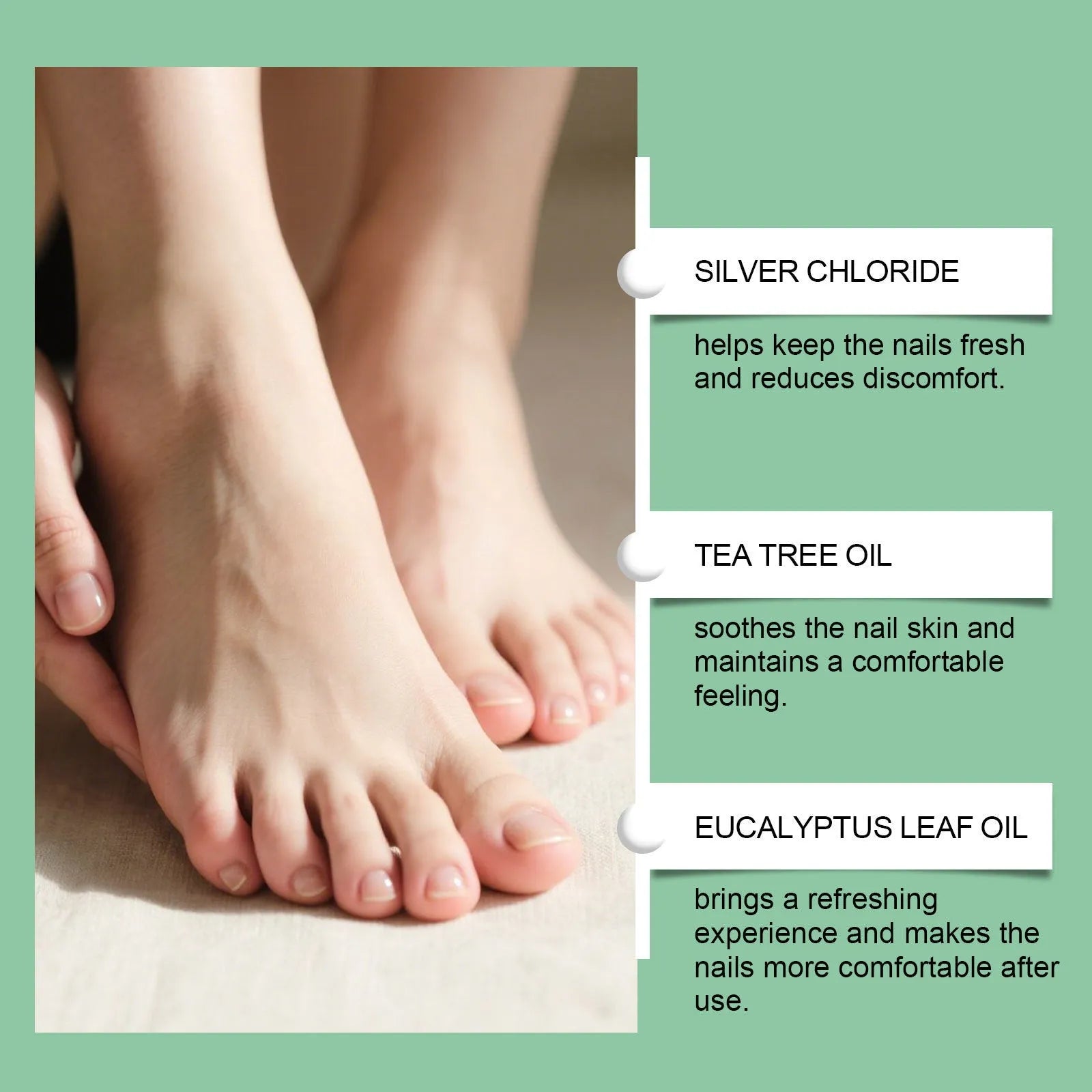 10ml nail care essence with tea tree oil and eucalyptus leaves oil for nail surface maintenance