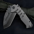Outdoor folding knife with D2 steel blade, 9cm blade length, 22cm overall length, 907 style.