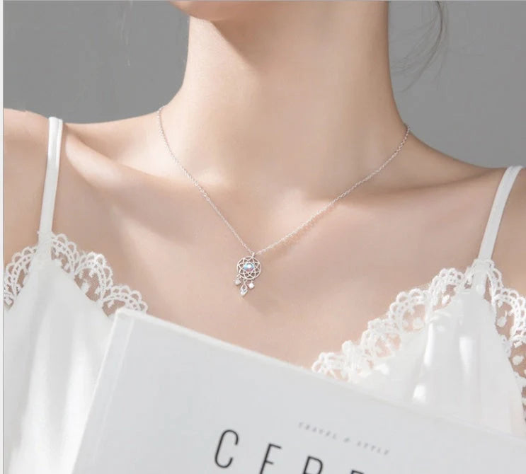 Super Fairy Retro Cold Wind Dream Catcher Pendant with tassels and rainbow details