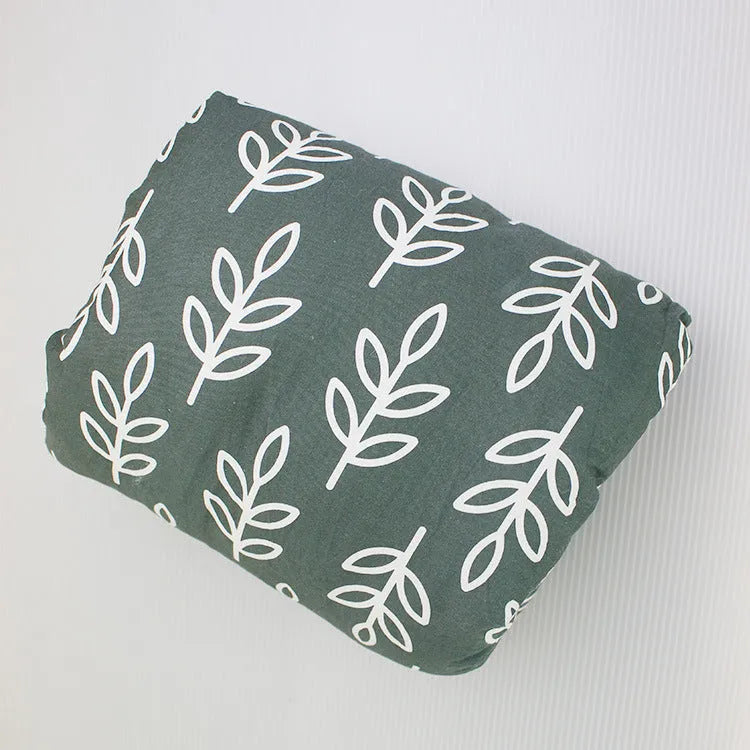Adjustable cotton nursing arm pillow in blue triangle colour, 25x23cm, for breastfeeding support