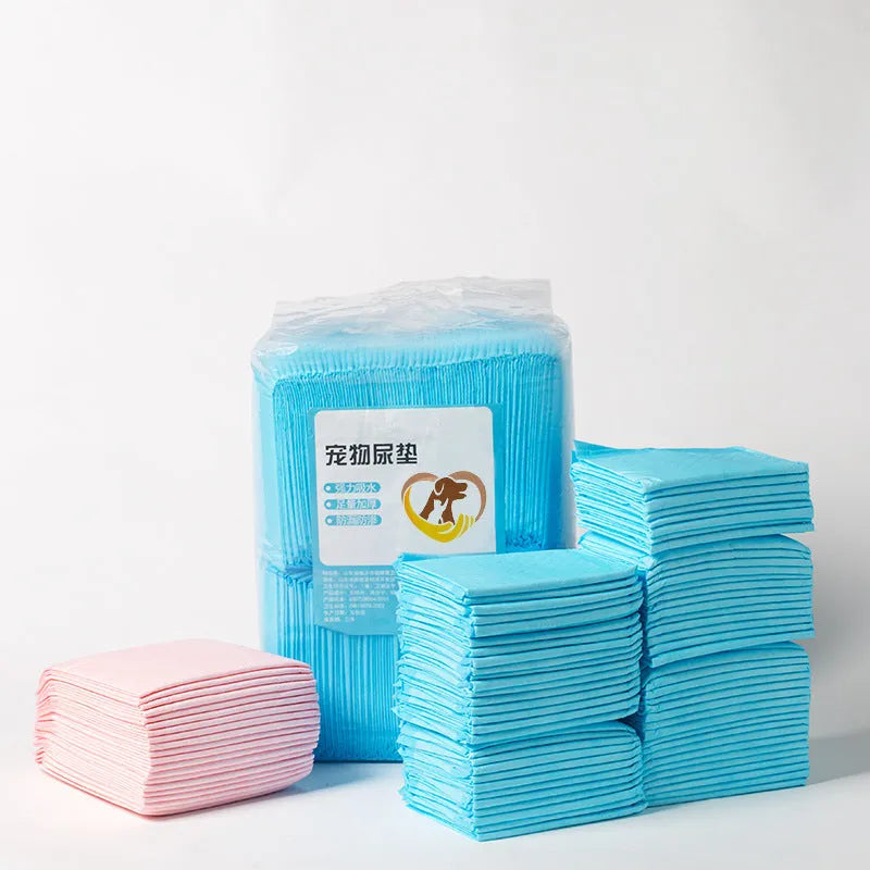 Pet urinal pad waterproof deodorant mat for dog puppy toilet training with multi-layer construction, available in S 33x45cm size