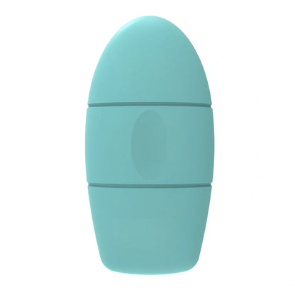 Pink silicone ice face roller mould for cooling massages, reducing pores and dark circles, compact 10-15cm design