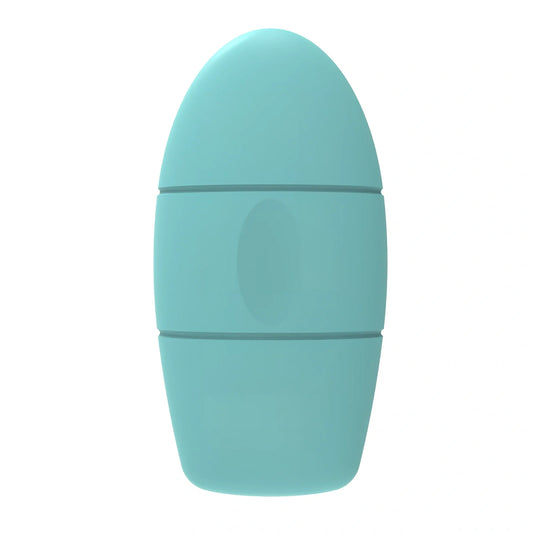 Pink silicone ice face roller mould for cooling massages, reducing pores and dark circles, compact 10-15cm design