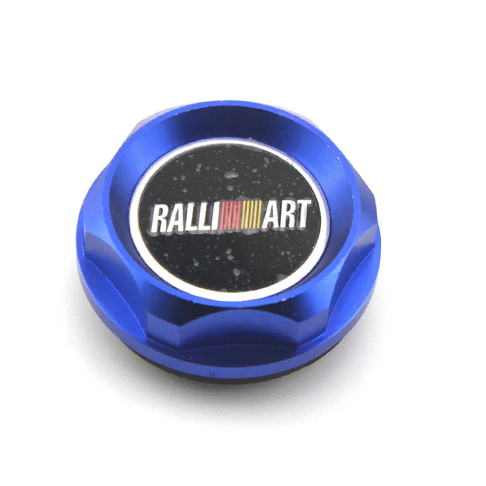 Aluminium alloy oil filter cap for Mitsubishi car modification in six colour options.