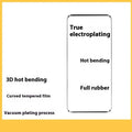 HD tempered glass screen protector for VIVO V40 with full glue hot bending electroplating UV film