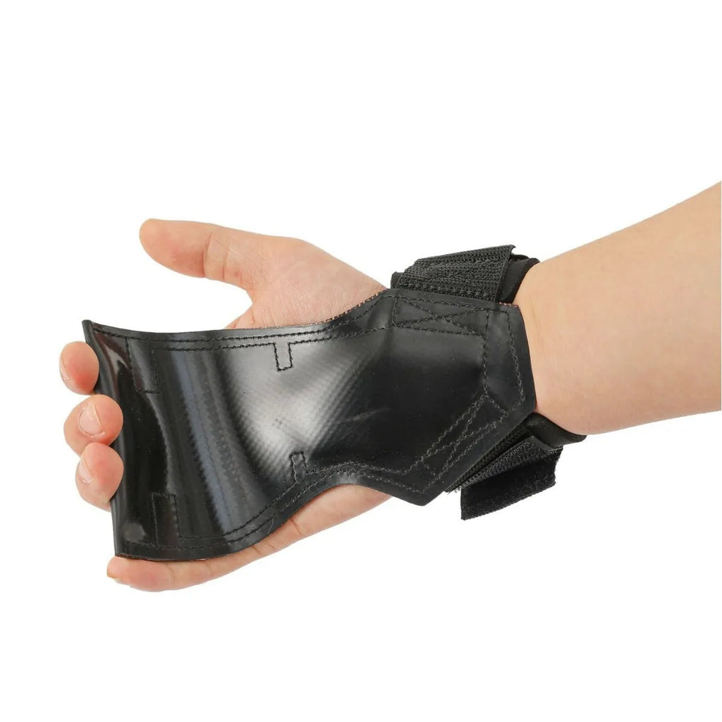Black rubber non-slip palm protection belt for weightlifting barbell dumbbell training
