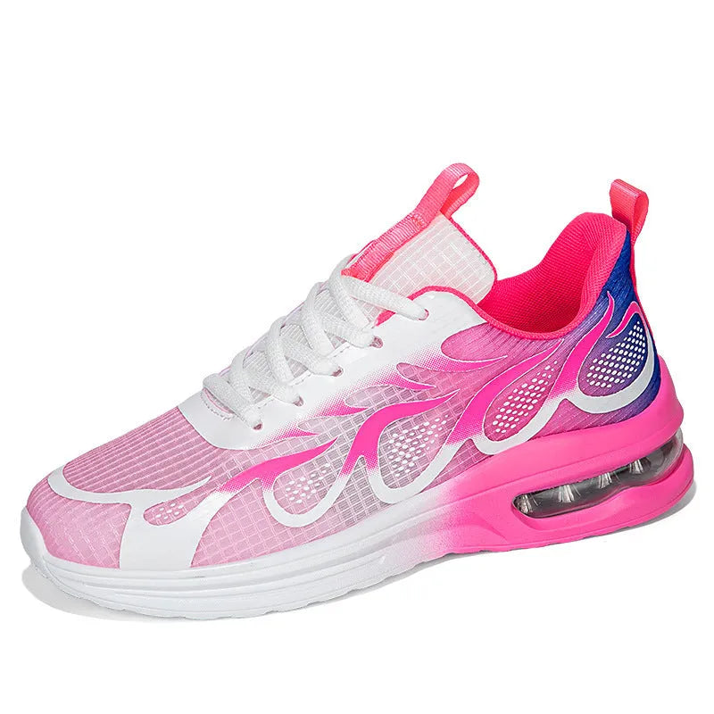 Women's casual sneaker in moonlight colour with mesh upper and light-coloured PU sole.