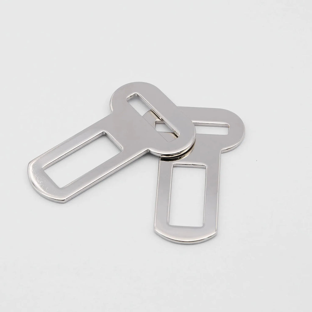 26mm silvery metal pet safety buckle with quick-release clasp for dog restraint systems