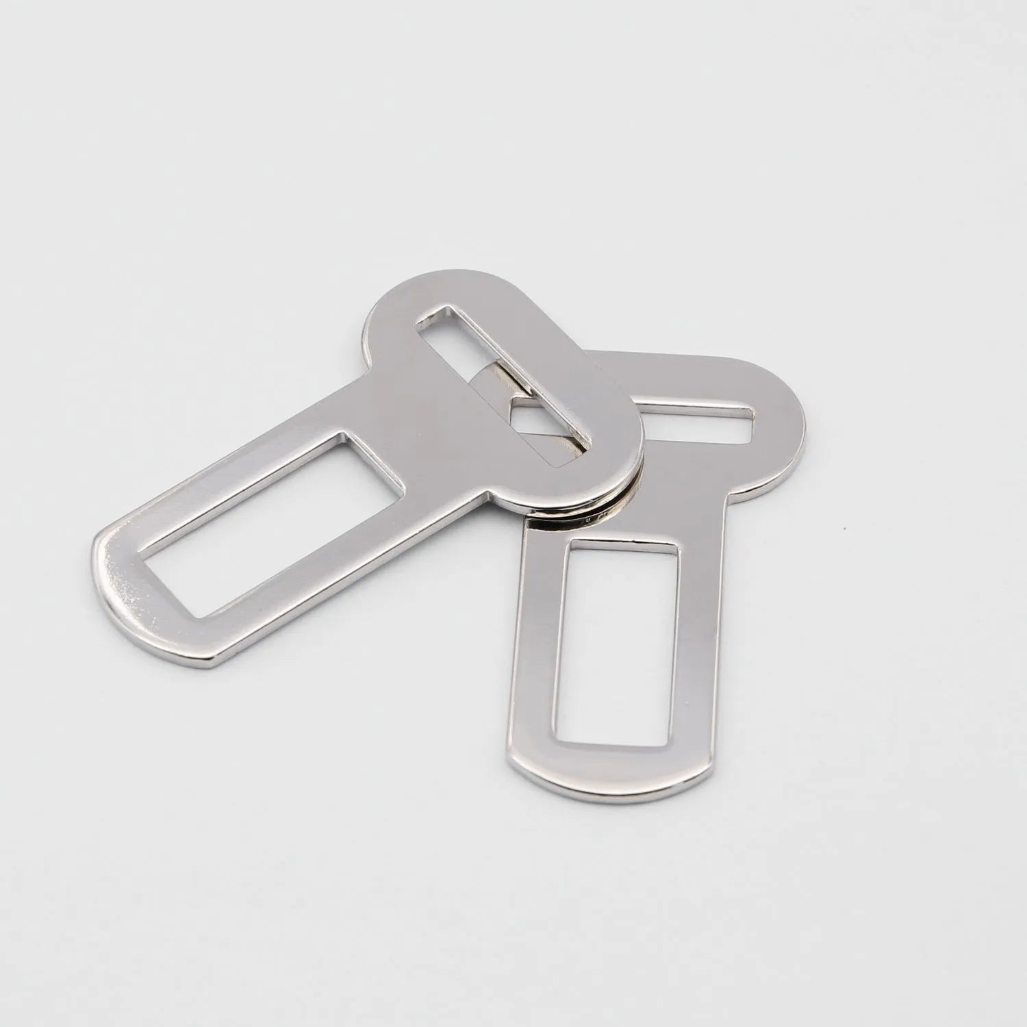 26mm silvery metal pet safety buckle with quick-release clasp for dog restraint systems