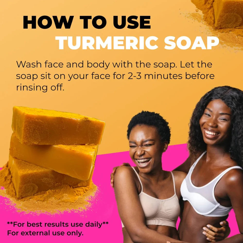 Turmeric Kojic Acid Soap Bar for skin brightening and moisturising