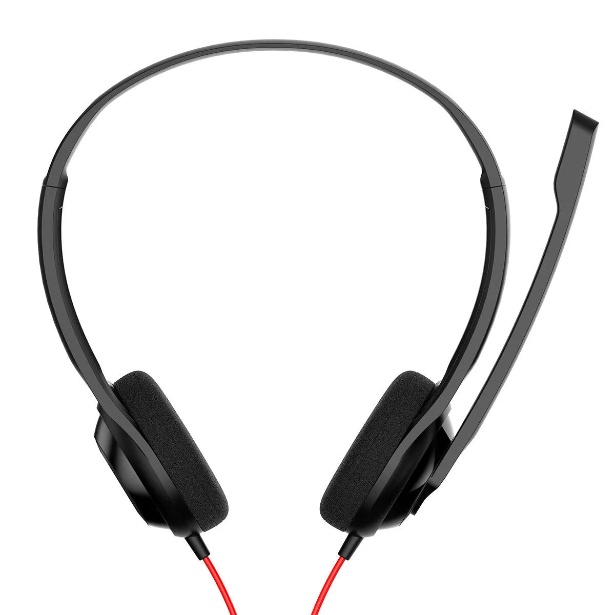 NUBWO HW02 bilateral wired headset with mesh fabric earmuffs and TYPE-C plug
