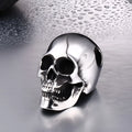 Skull titanium steel pendant polished finish ancient black steel colour personality style