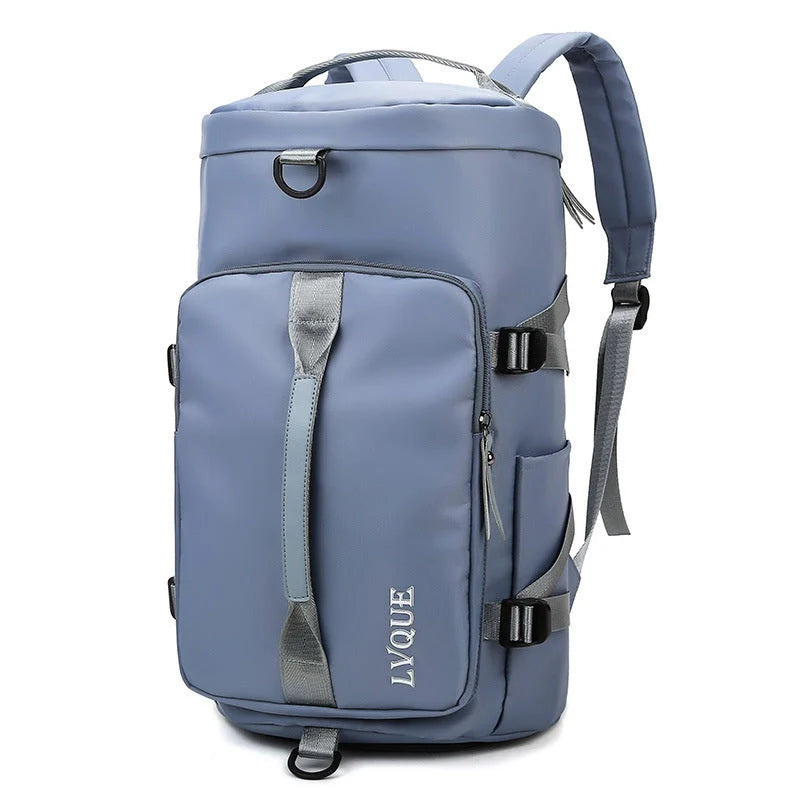 Versatile waterproof gym backpack with shoe compartment and theft-proof lock in various colours