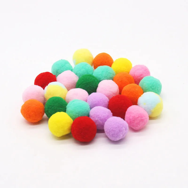 30cm pet toy launching gun with soft plush yarn balls for dogs and cats interactive play