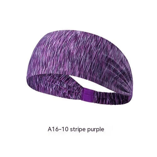 Quick-drying antiperspirant yoga hair band for women in various colours