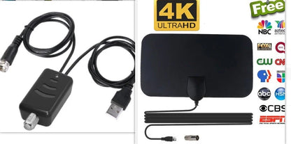 Mini HDTV indoor antenna for European and American digital TV with black box packaging