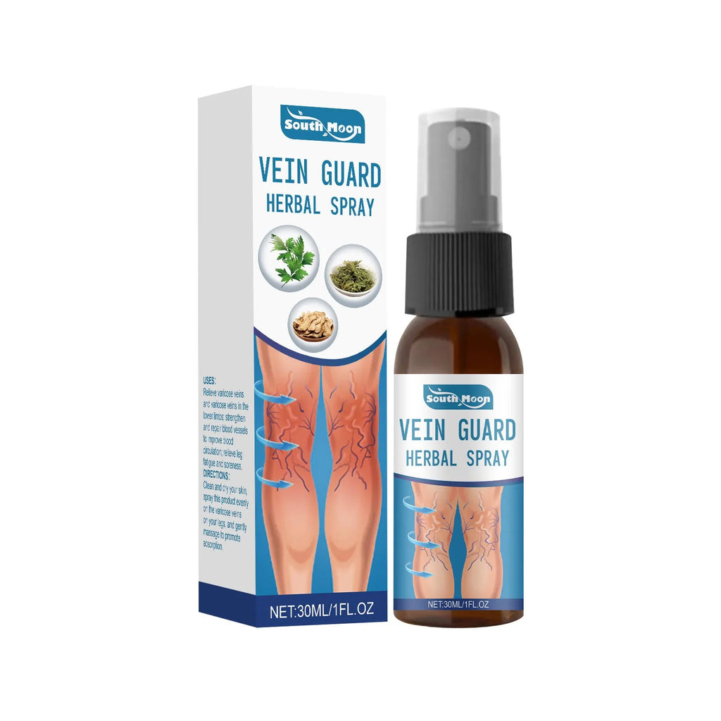 30ml bottle of Herbal Body Care Spray with herbal ingredients list visible.