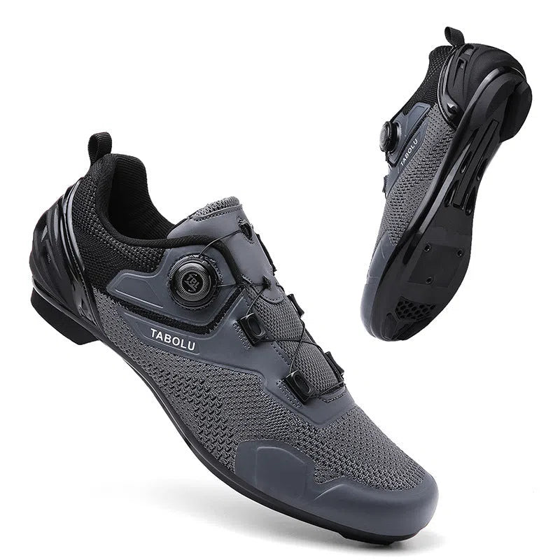 Breathable lightweight cycling shoes for men and women road bike, black color, neutral fit size 36-47