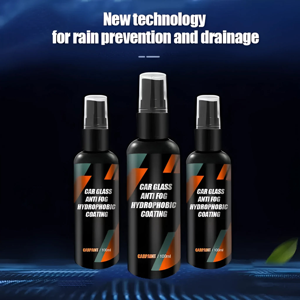 Water repellent spray anti rain coating for car glass 100ml bottle glass antifogging agent rainproof