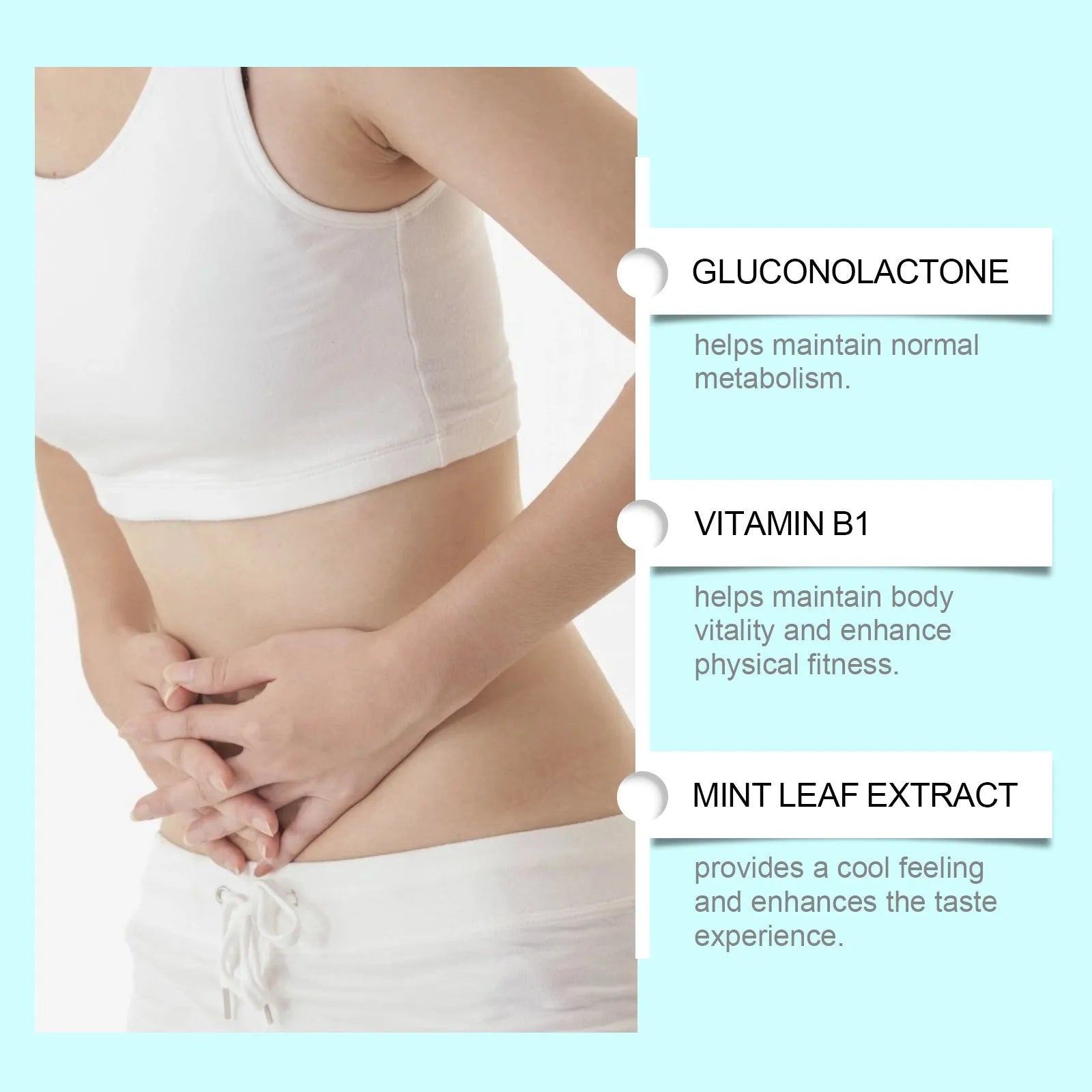 60ml bottle of digestive health supplement drops for intestinal care with herbal formula