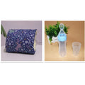 Adjustable cotton nursing arm pillow in blue triangle colour, 25x23cm, for breastfeeding support