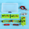 Physical electrical bulb multiple-series connection equipment in colour box packaging, plastic kit for teenagers
