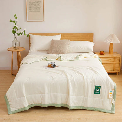 Antibacterial Raw Cotton Summer Cool Quilt in various sizes and colours