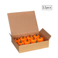 Yellow LED pumpkin light 4.9x4.3cm electronic candle decoration for Halloween Christmas