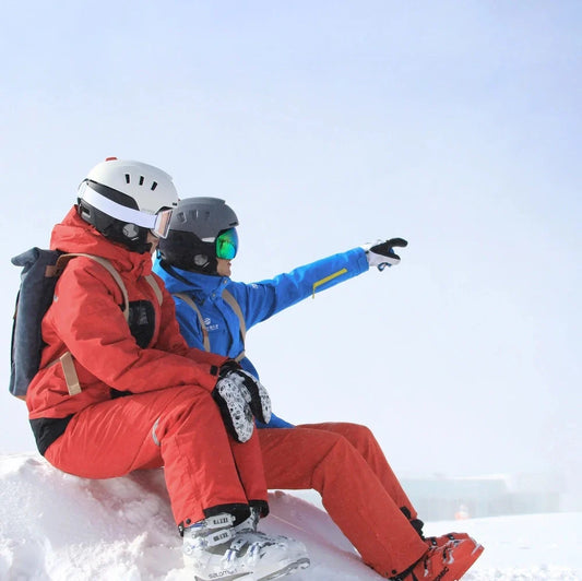 Graphite Black smart ski helmet with Bluetooth communication system and 15 ventilation holes