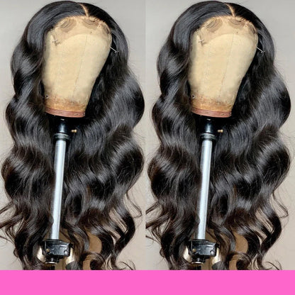 Stylish Body Wave Human Hair Lace Front Wig for a natural look