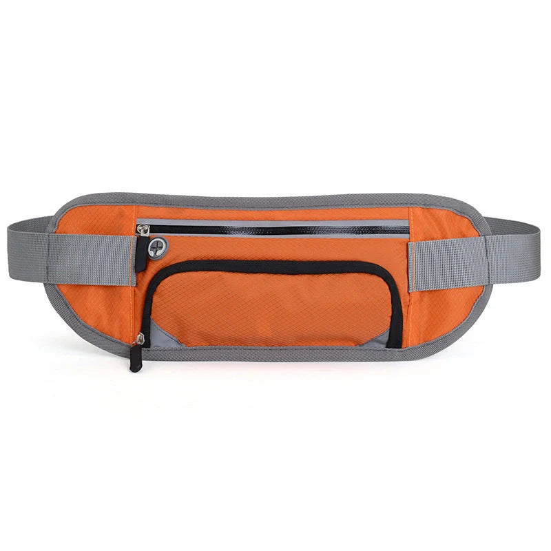 Multifunctional running waist bag sports belt in various colours, adjustable and waterproof