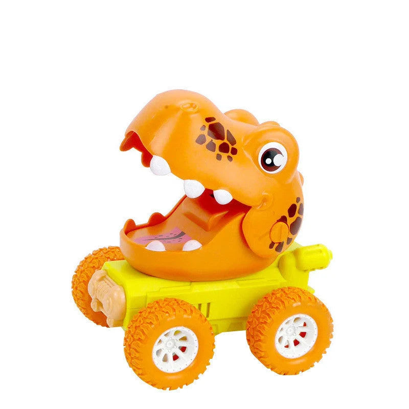 Dinosaur Push Car Sliding Animal Toy Car in various designs for children's play