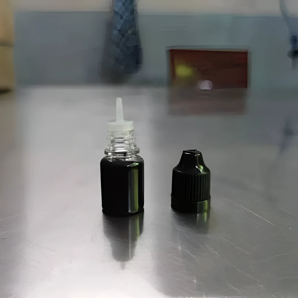 5ml black confidentiality seal ink bottle for privacy stamp with quick-dry printing oil