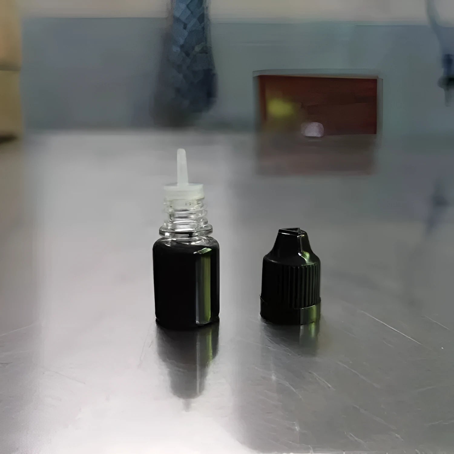 5ml black confidentiality seal ink bottle for privacy stamp with quick-dry printing oil