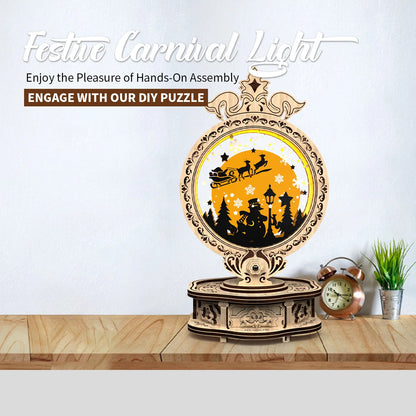 Home Fashion Simple Holiday Carnival Lights Styling Puzzle Toys for festive decoration