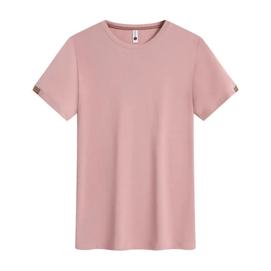 Men's round neck ice fibre pullover top in Army Green colour for business attire