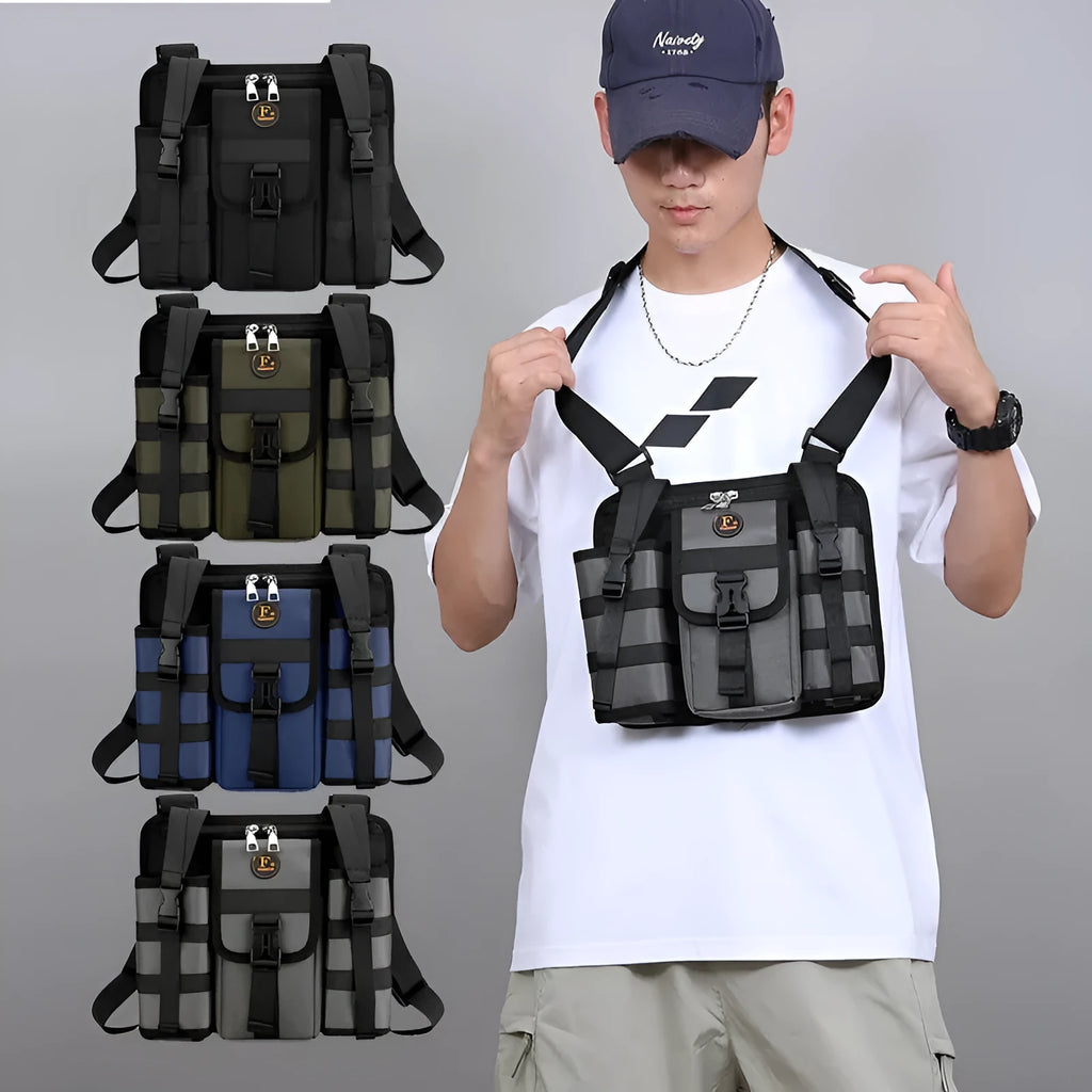 Oxford cloth leisure shoulder bag in four colours with waterproof lining