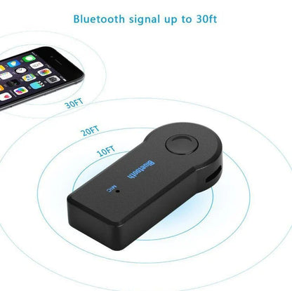 3-in-1 Bluetooth Wireless Audio Adapter with USB Charging, Microphone, and TF Card Reader