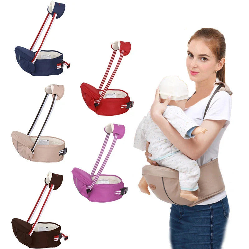 Versatile 2-in-1 baby carrier in multiple colors, featuring a 10+ carrying position design for Kiwi parents on the go