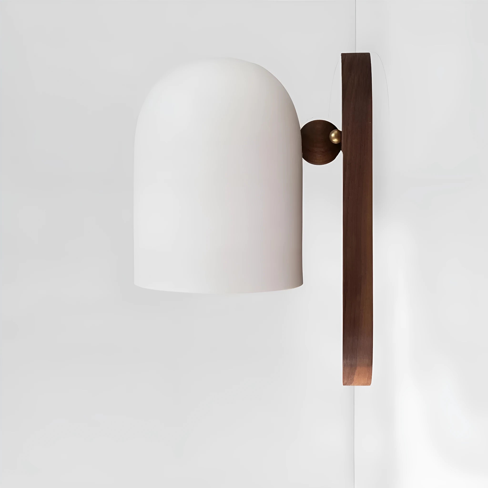 Japanese Zen ball light black wall lamp with 350 degree rotation for hallway bedside lighting