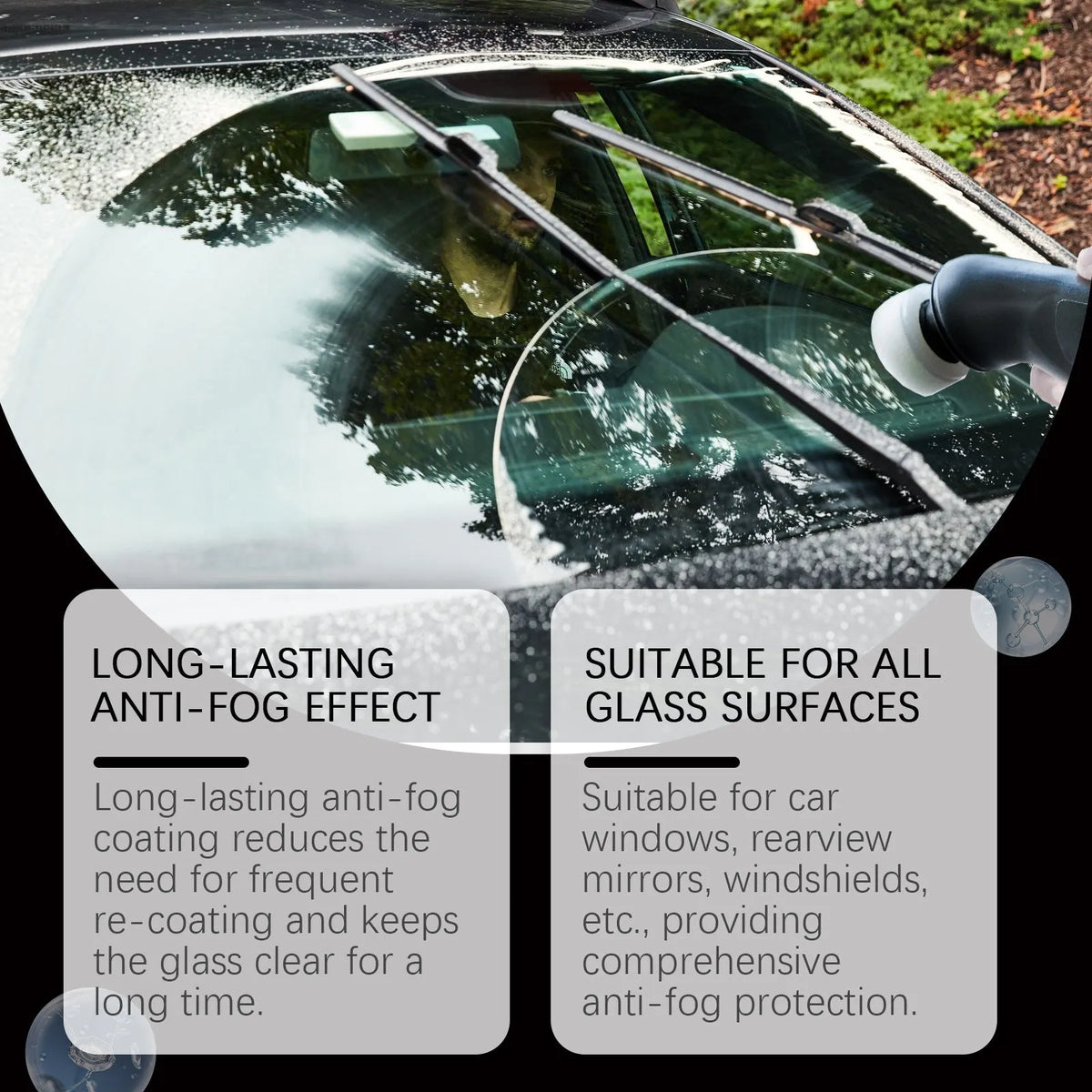70ml car windshield glass coating agent rainproof decontamination treatment in bottle