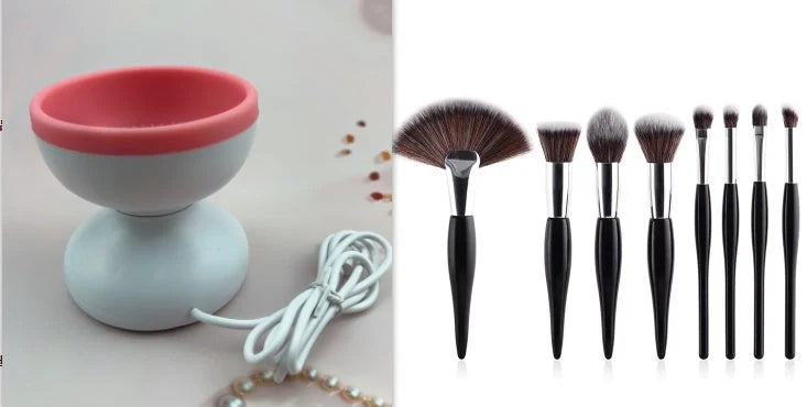USB Portable Makeup Brush Cleaner for quick and easy cleaning of cosmetic brushes