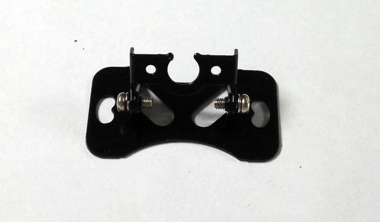 Black universal adjustable angle metal car camera holder with mounting screws