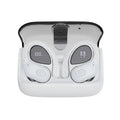Wireless ear hook headset in black with digital display, stereo noise reduction, sports waterproof design