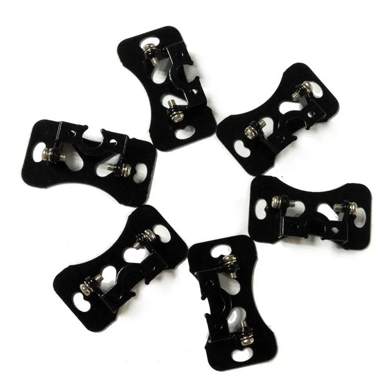 Black universal adjustable angle metal car camera holder with mounting screws