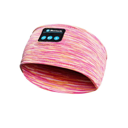 Wireless eye mask with Bluetooth headset in pink, black, grey, rose red, and lake blue options