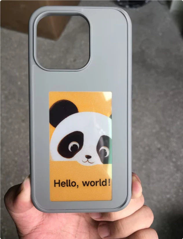 Customizable E-Ink Phone Case with Unlimited Image Projection
