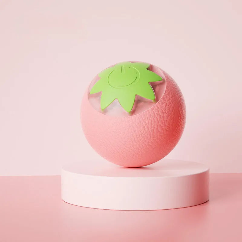 Automatic electric rolling ball pet toy for dogs and cats in green colour