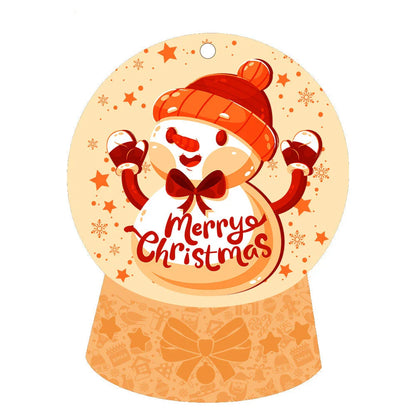 A charming acrylic car-shaped ornament with vibrant colors and a reflective finish, perfect for Christmas decor.