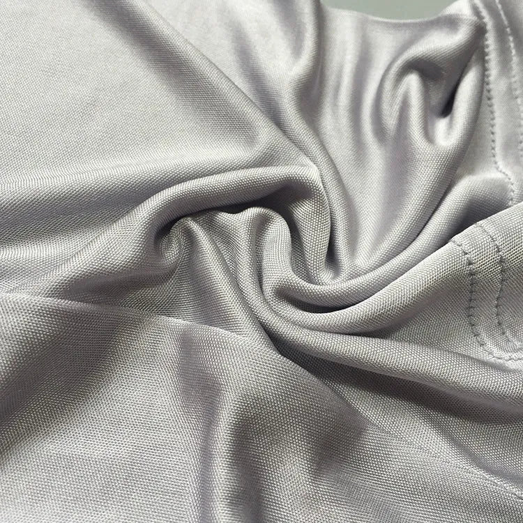 Men's loose fit silk shorts in navy blue, silver grey or skin colour options